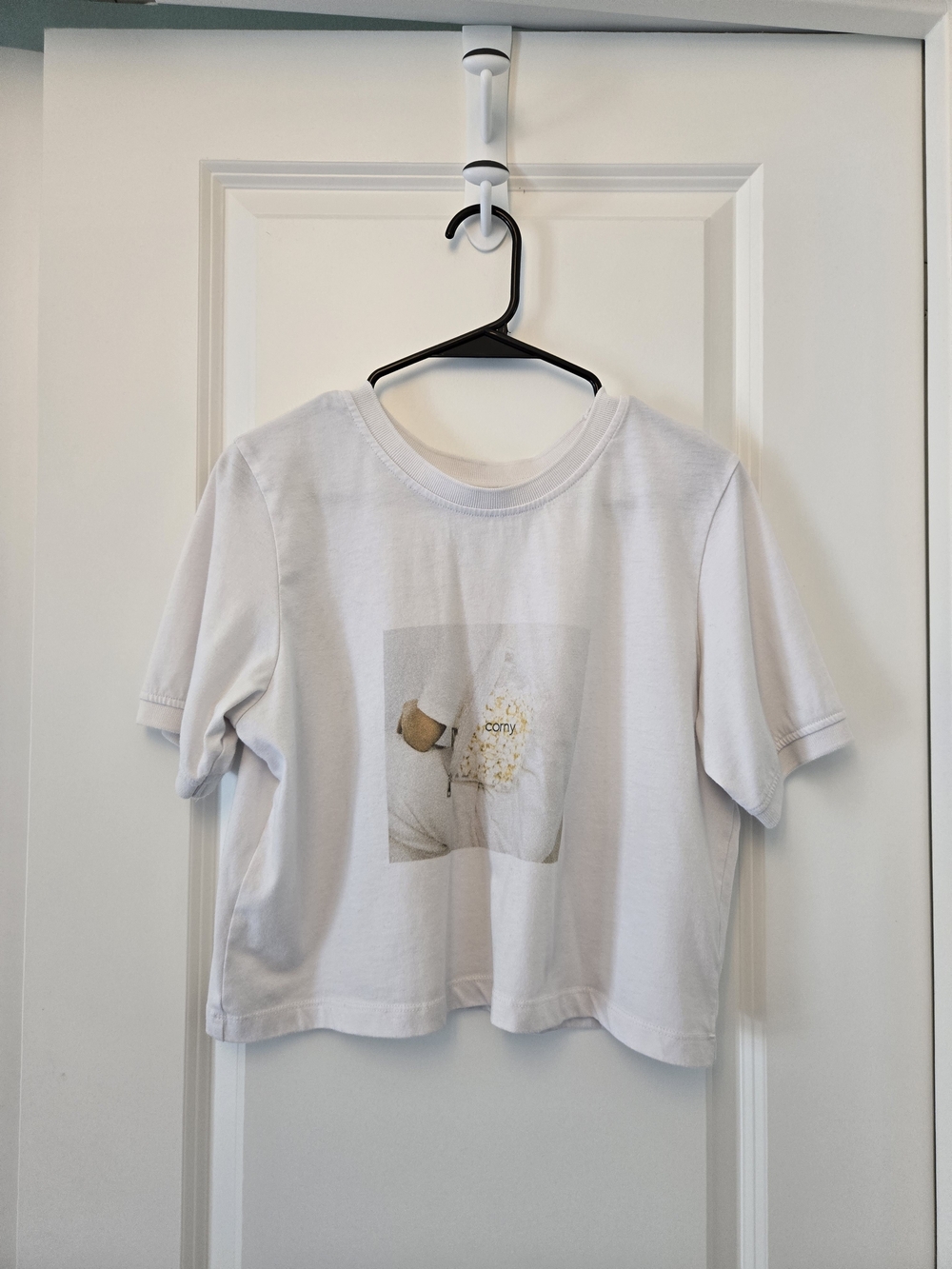 OAK + FORT White Boxy Graphic Short Sleeve Tee S